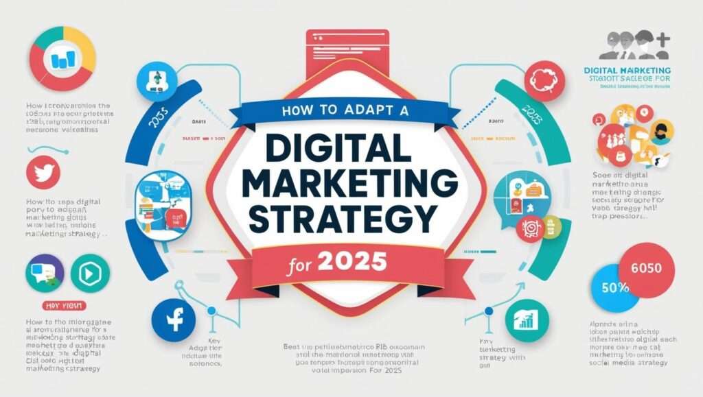 Digital Marketing Strategy for 2025 Infographic.