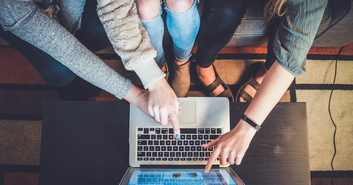 Email marketing subject line testing on laptop with open rate analytics and A/B test results