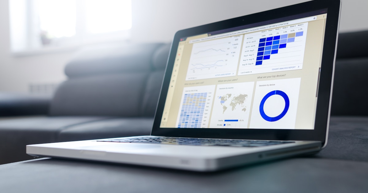 GA4 analytics reports showing website traffic and conversion data