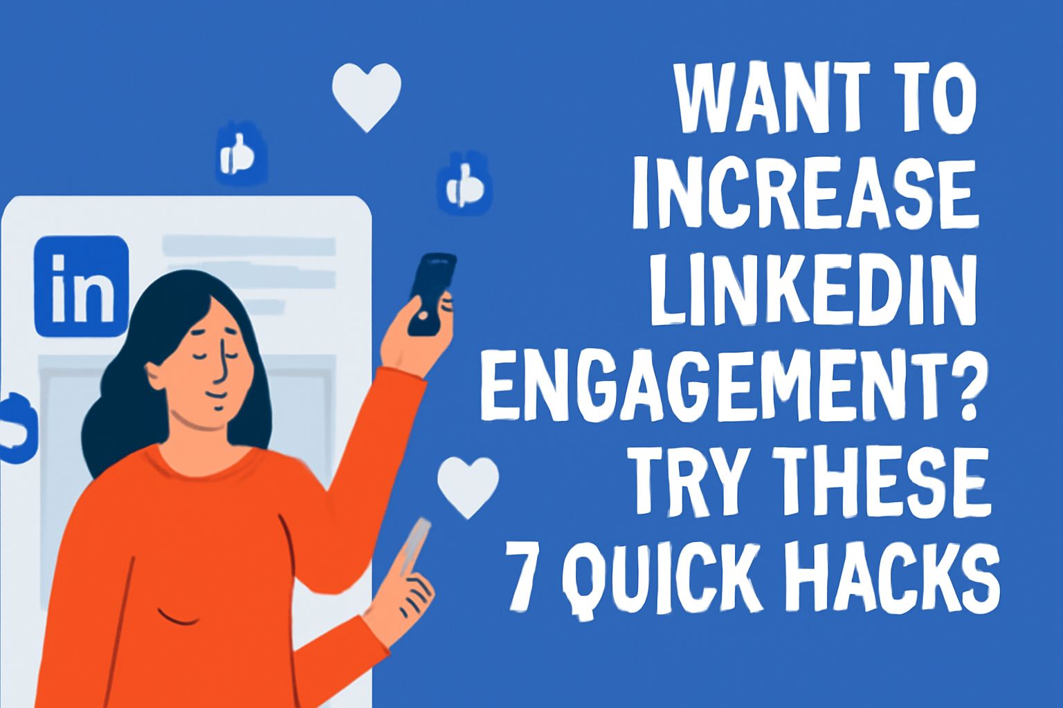 Want to Increase LinkedIn Engagement? Try These 7 Quick Hacks