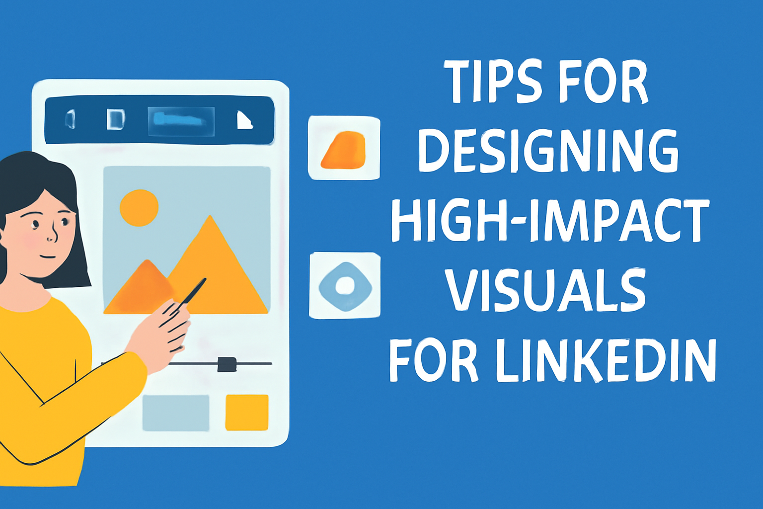 Tips for Designing High-Impact Visuals for LinkedIn
Effective visuals can be designed even without professional design tools. Here are some tips to create eye-catching LinkedIn visuals: