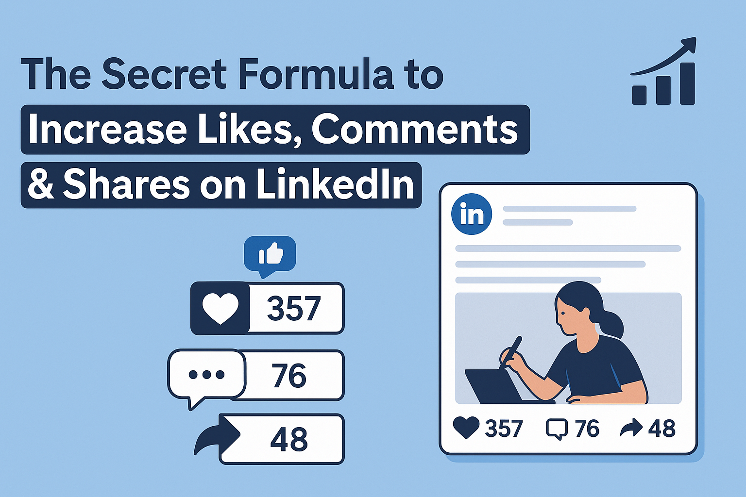 The Secret Formula to Increase Likes, Comments & Shares on LinkedIn – Proven Tips