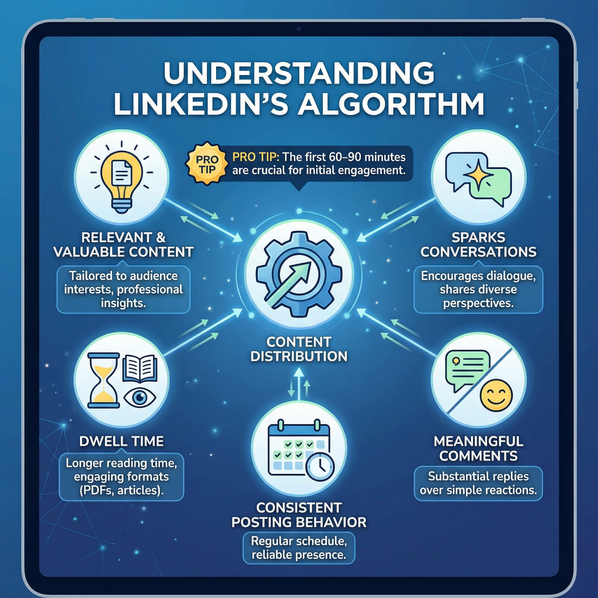 LinkedIn marketing strategy illustration — LinkedIn Content Creation Made Simple
